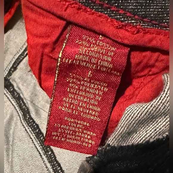 Sasson Black Embellished Embroidered pockets Bootcut Boogie jeans size 6 - Picture 5 of 9